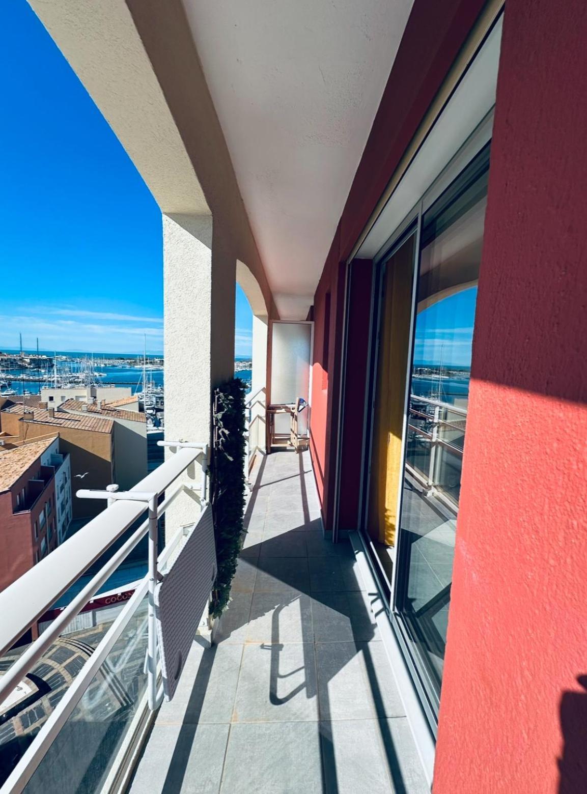 Apartamento Centre Port,Vue Panoramique,Clim,Balcon,Wifi Agde Exterior foto
