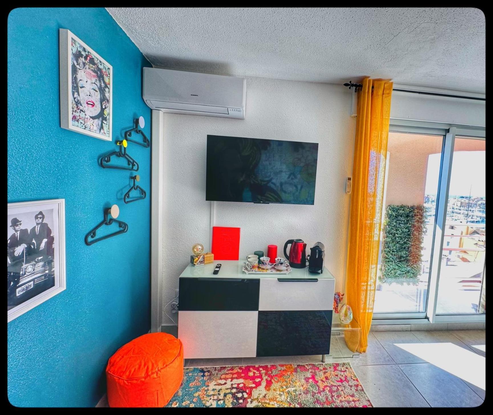 Apartamento Centre Port,Vue Panoramique,Clim,Balcon,Wifi Agde Exterior foto