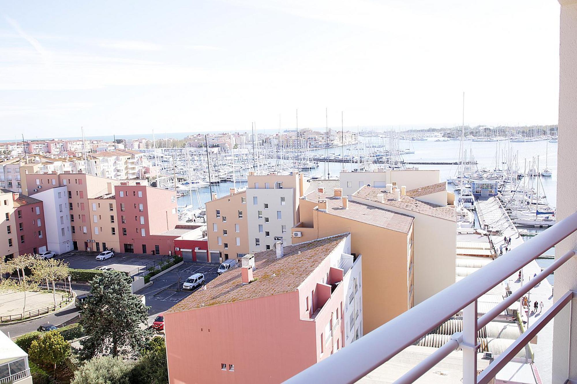 Apartamento Centre Port,Vue Panoramique,Clim,Balcon,Wifi Agde Exterior foto
