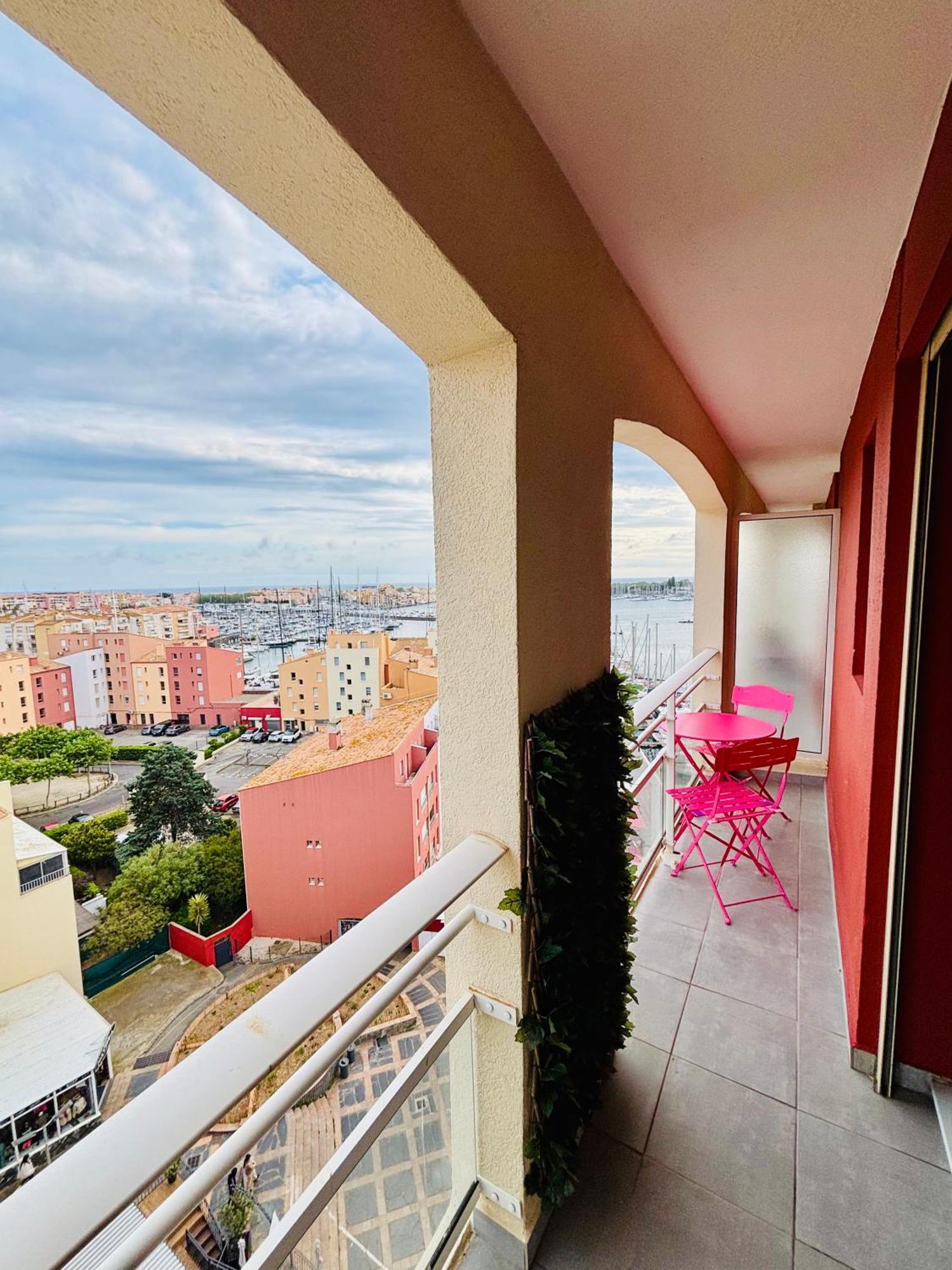 Apartamento Centre Port,Vue Panoramique,Clim,Balcon,Wifi Agde Exterior foto