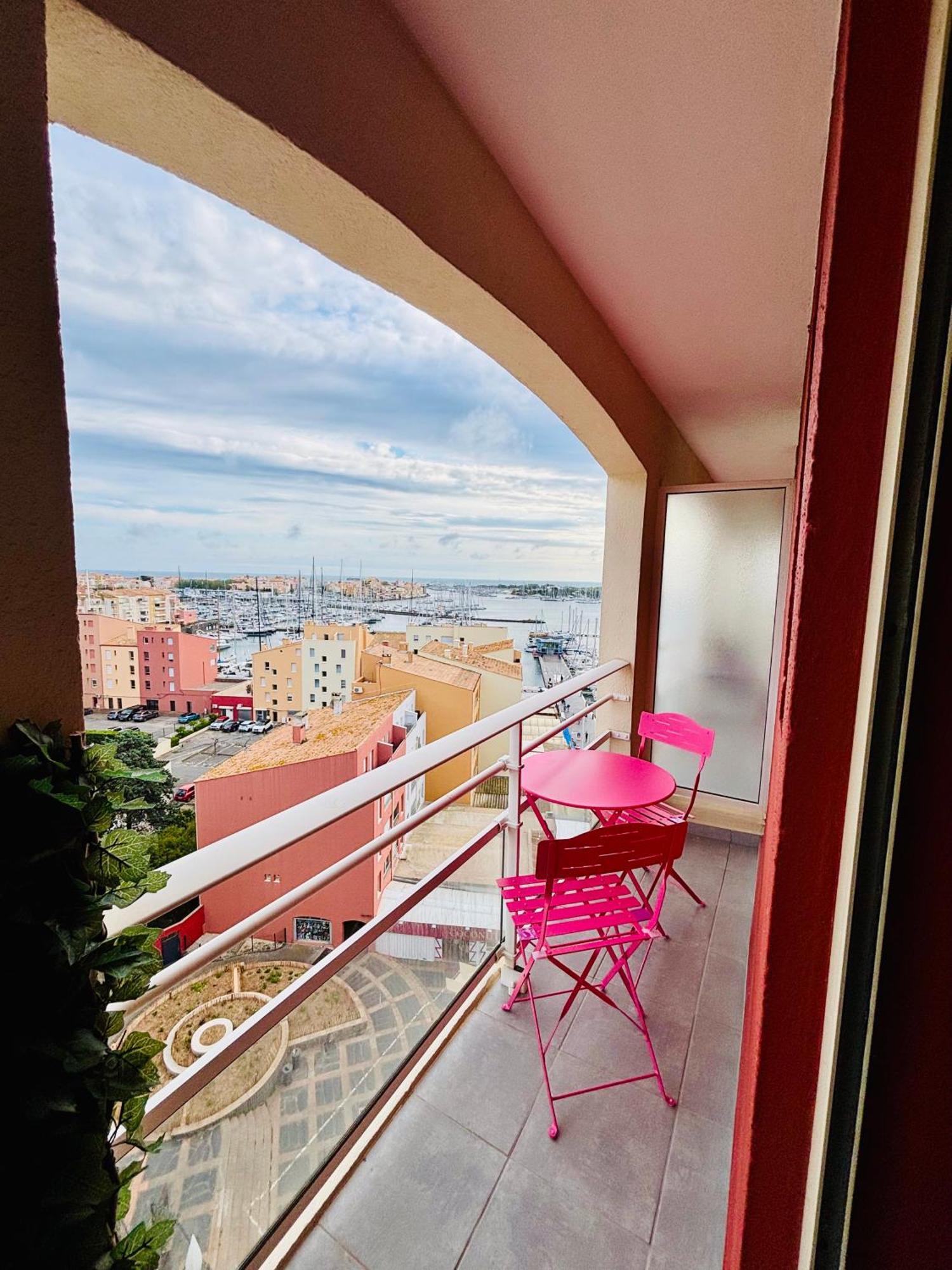 Apartamento Centre Port,Vue Panoramique,Clim,Balcon,Wifi Agde Exterior foto